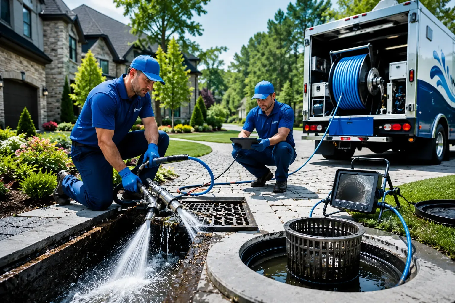 Local outdoor drain cleaning professionals in La Rose, IL